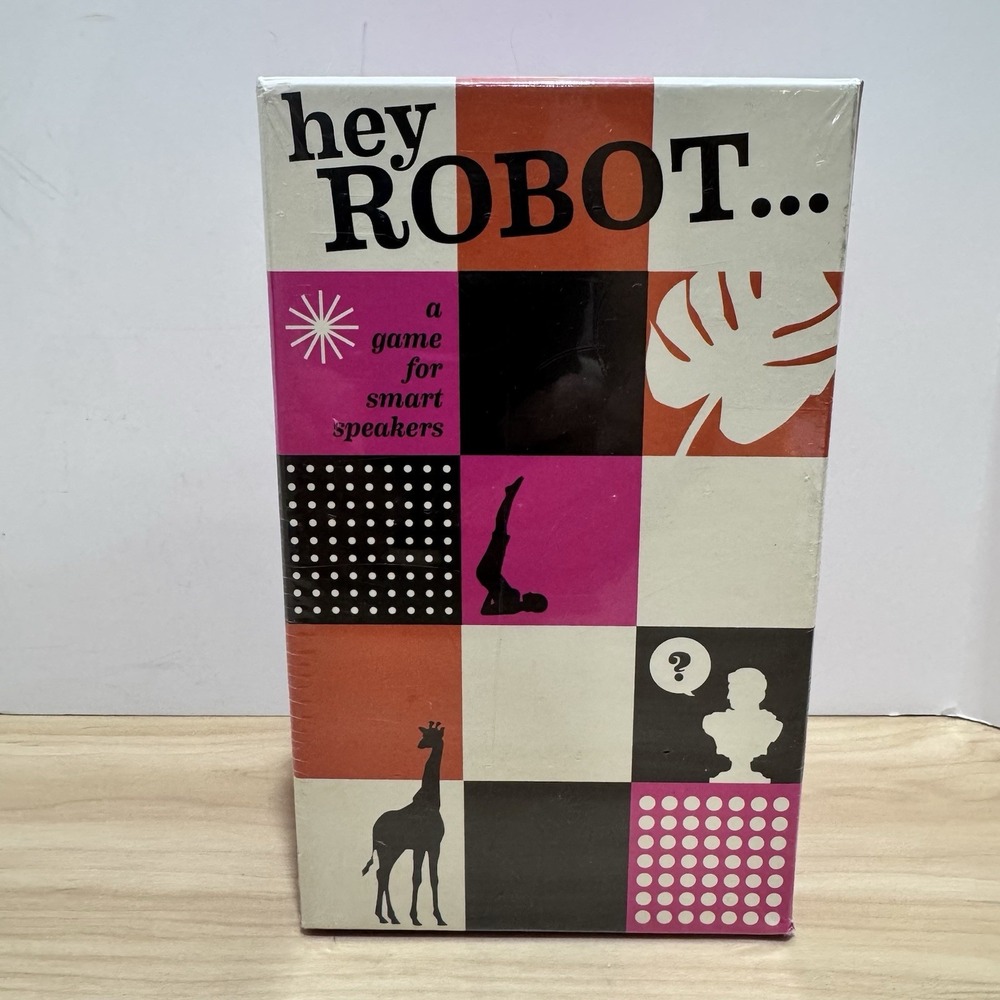 Hey Robot A Game for Smart Speakers Everybody House Games Play w/Alexa/Google Hm